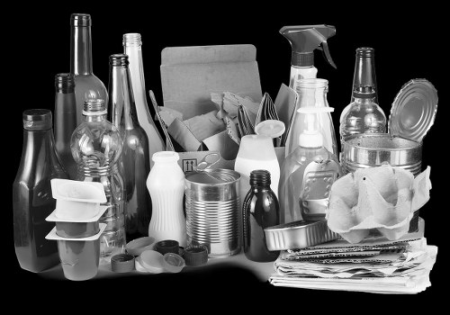 Construction site with waste clearance services in Hanwell
